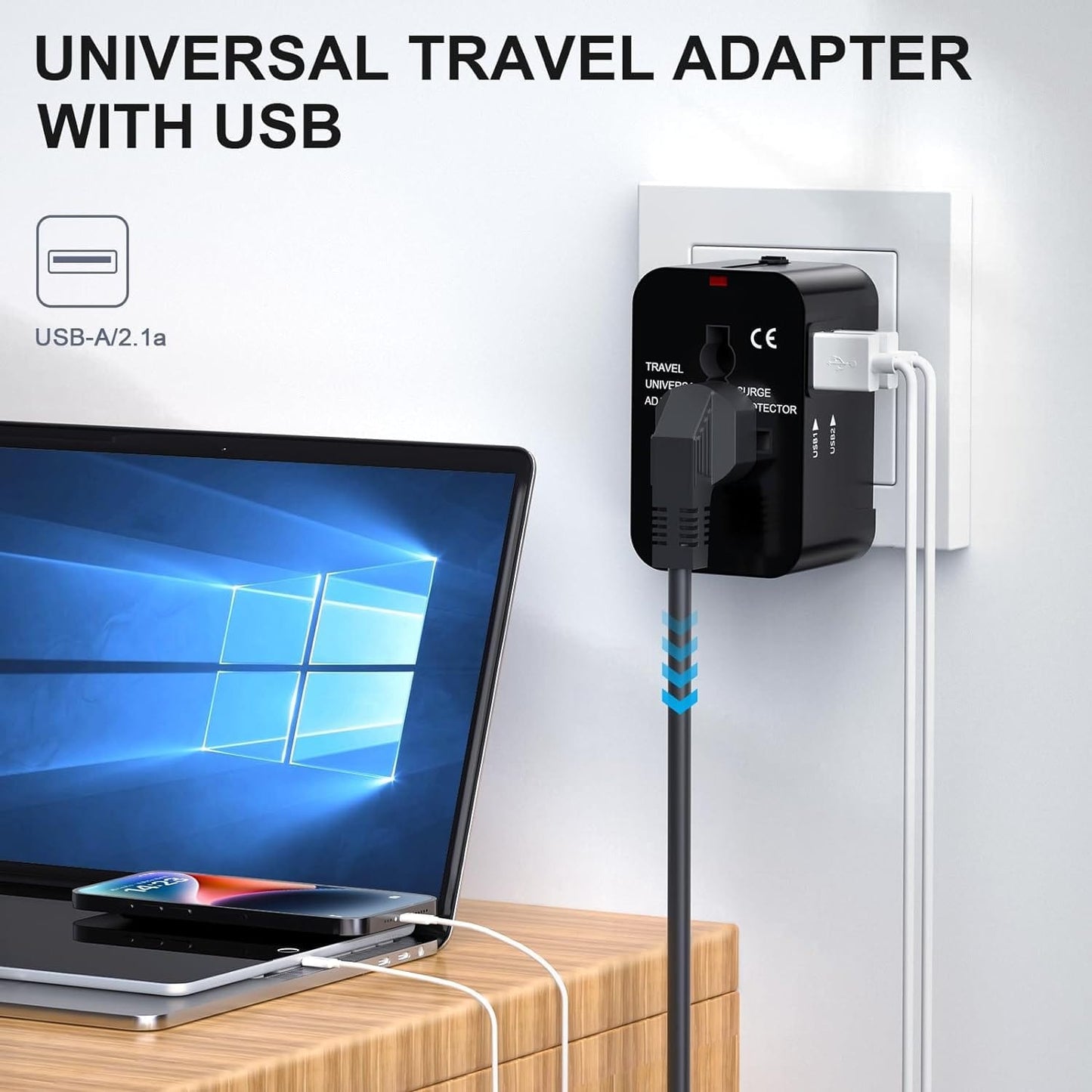 TrioCharger™️ All in One Worldwide Travel Adapter - TrendNest