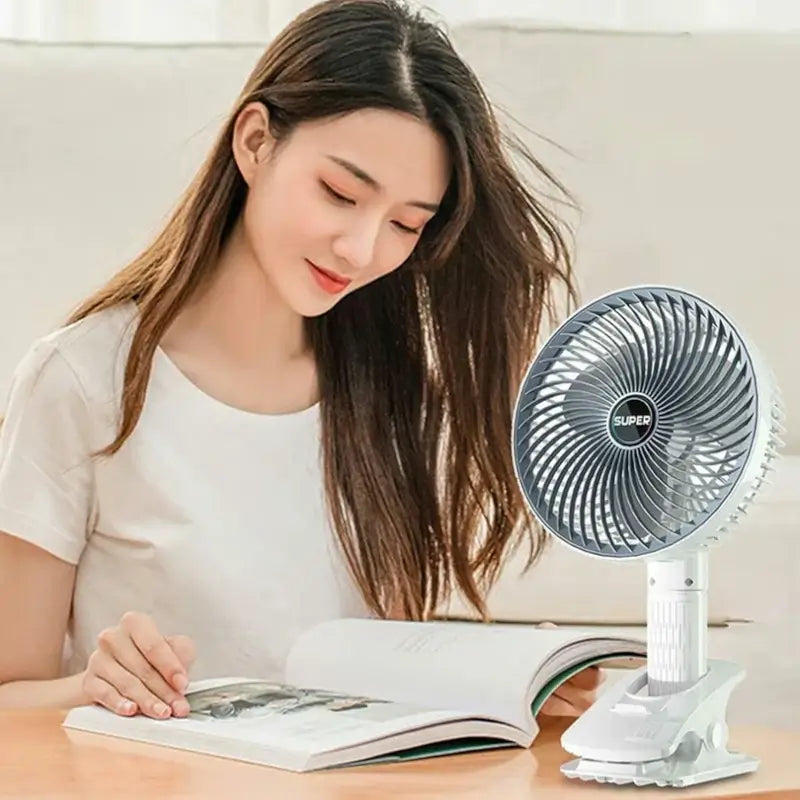Rechargeable Mini USB Cooling Fan – Handheld & Desk Fan